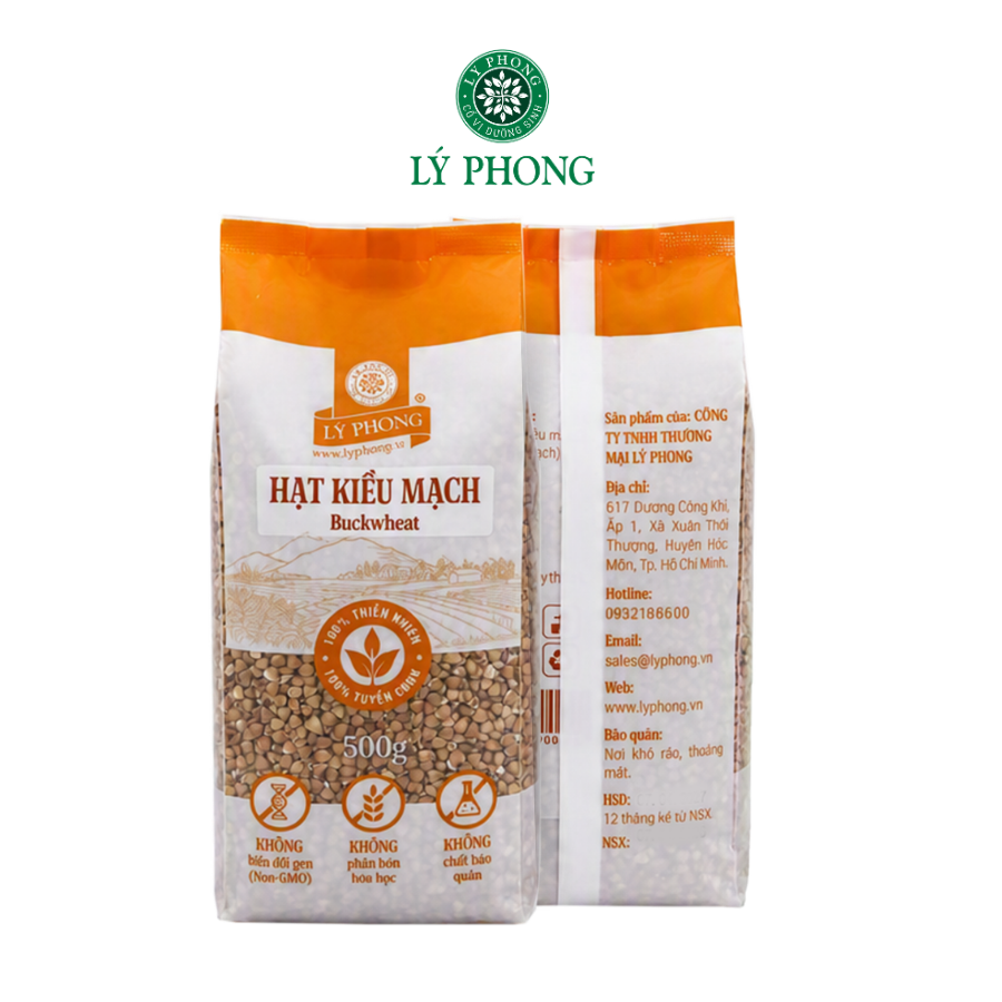 Hạt kiều mạch (tam giác mạch) - Túi 500 gram